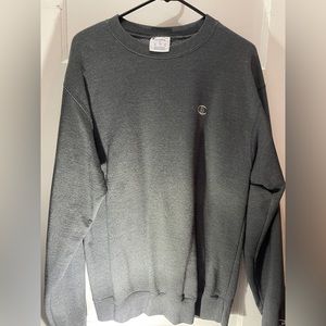 Men’s large Champion Crew Neck sweatshirt charcoal gray
